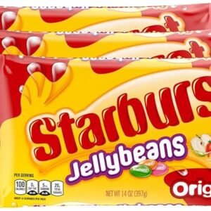 STARBURST Original Jelly Beans Chewy Candy, 14 oz Bag (Pack of 3)