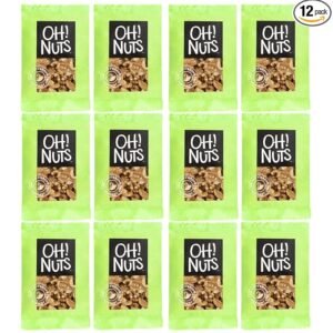 Oh! Nuts Walnuts Raw Individual Nut Snacks for On-the-Go - 12 Convenient Nut Snacks for School - Bulk Nuts Variety - Individual Packs (1.5 oz Each)